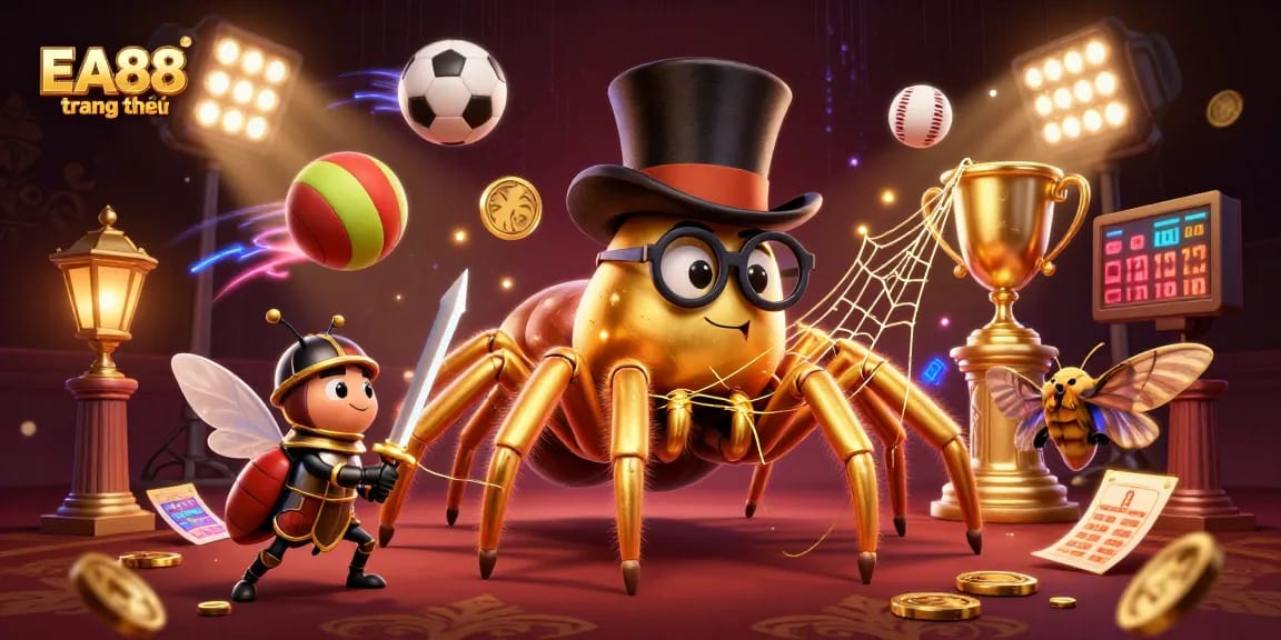 Experience thrills at EA88 trang chủ as the golden tarantula weaves luck with every spin.