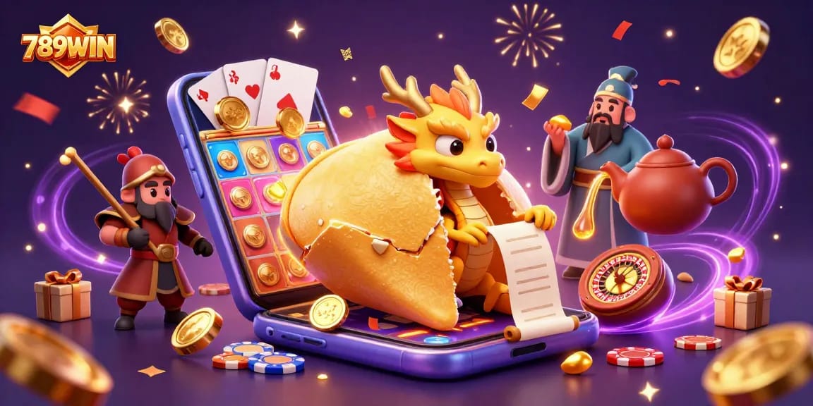 Engage with 789WIN's exciting casino gaming scene featuring vibrant characters and gameplay.