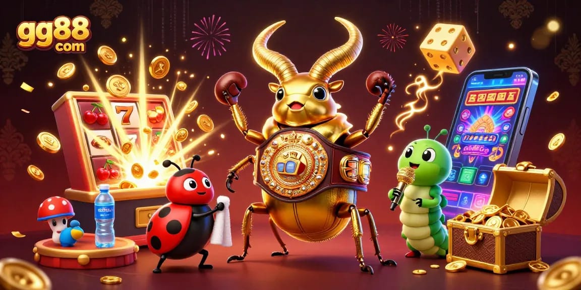 Engage in thrilling wins at gg88 com with dynamic gambling action featuring colorful casino elements.