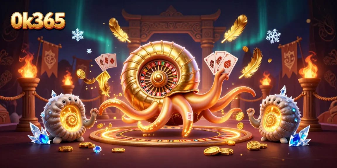 Experience thrilling gameplay with 0k365 at the vibrant casino scene featuring 3D characters and dynamic elements.