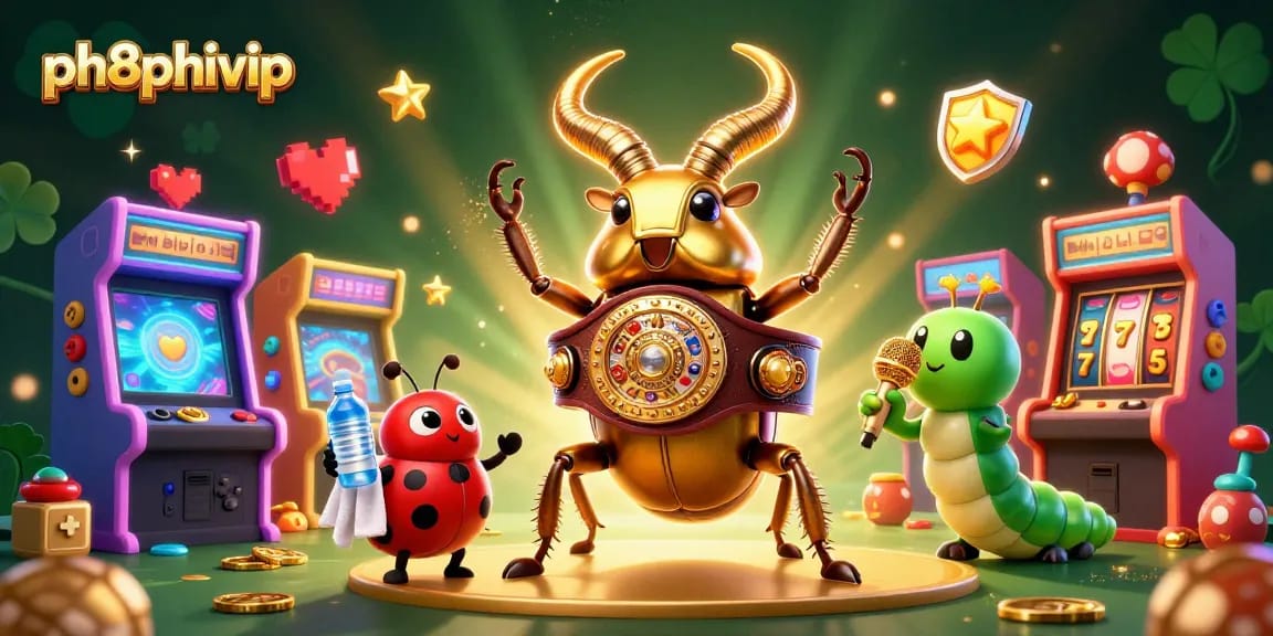 Engage with ph8phivip's thrilling online gaming adventure featuring exciting slot reels and casino characters.