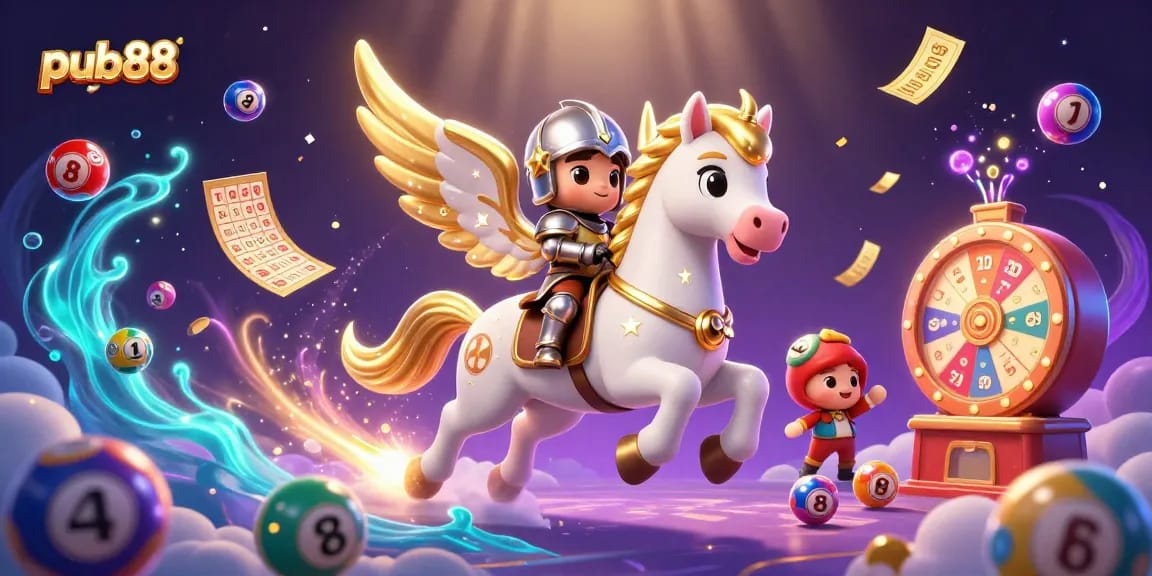 Experience thrilling gameplay at pub88 with vibrant lottery elements and a magical atmosphere.