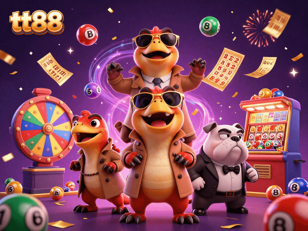 Experience the vibrant world of TT88, where excitement and winnings collide with every colorful lottery ball!