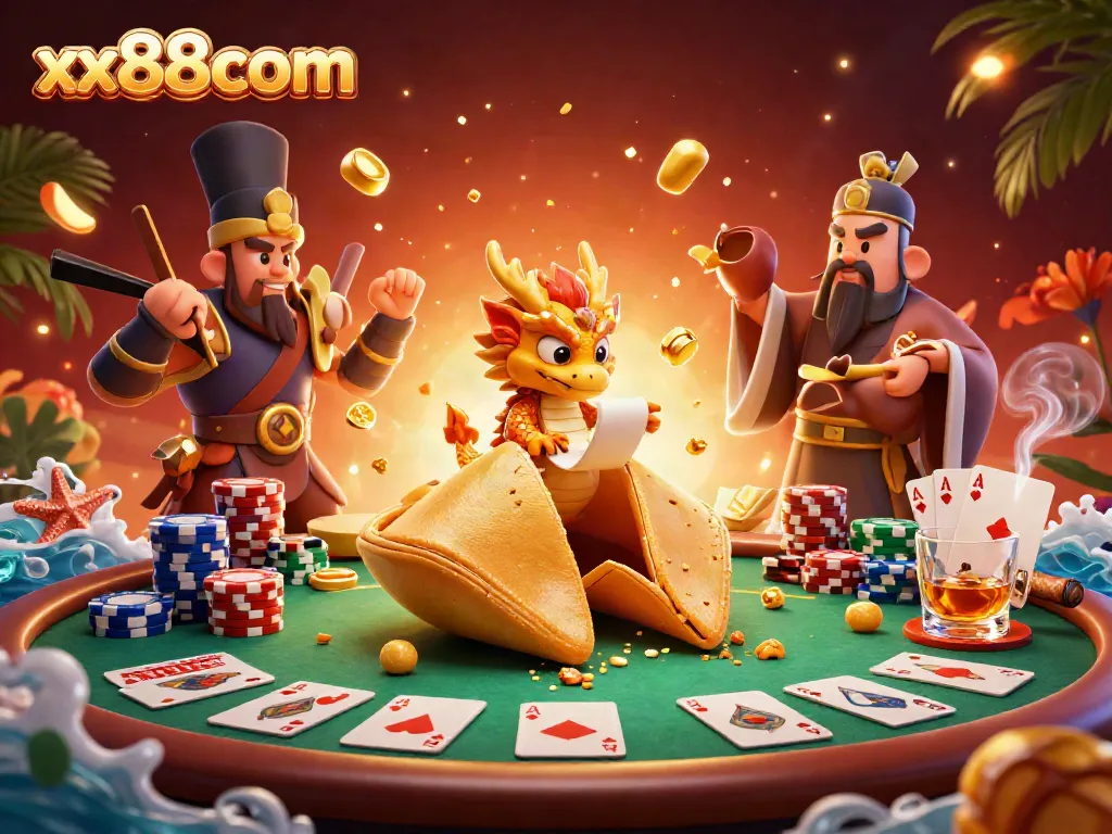 Experience thrilling gameplay at xx88com with vibrant casino elements and colorful characters.
