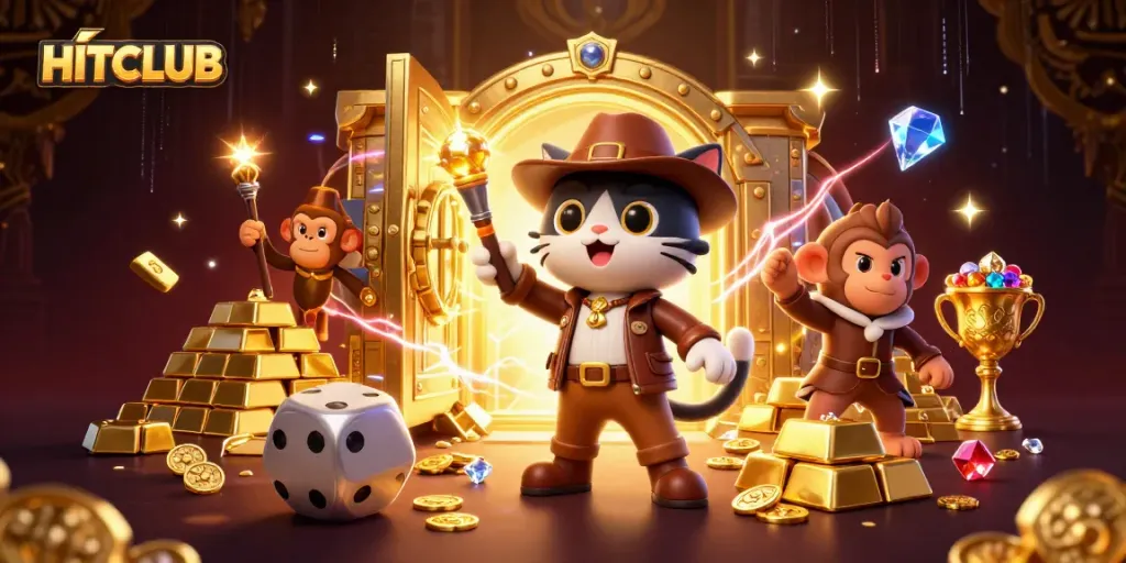 HITCLUB explores a vibrant casino world filled with treasures and adventure.
