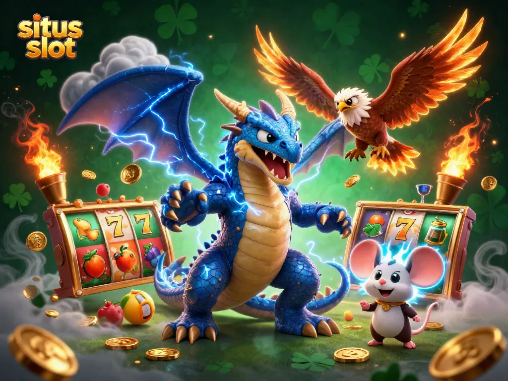 Experience situs slot excitement with captivating characters and vibrant gaming elements.