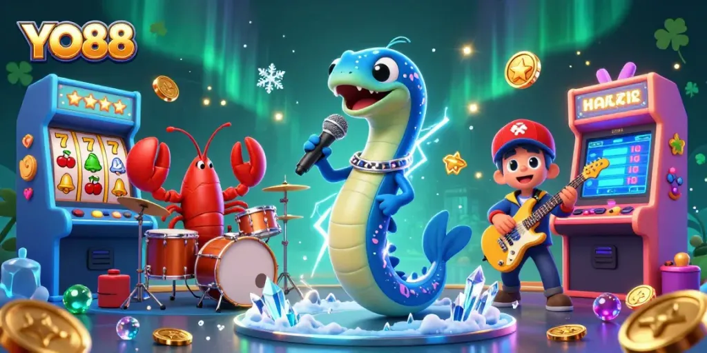 Experience exciting winning opportunities at YO88 with colorful slots and vibrant casino elements.